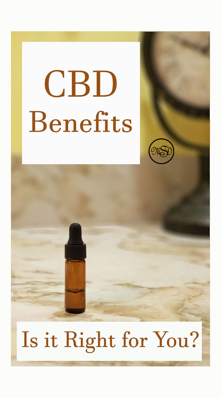 cbd oil on countertop